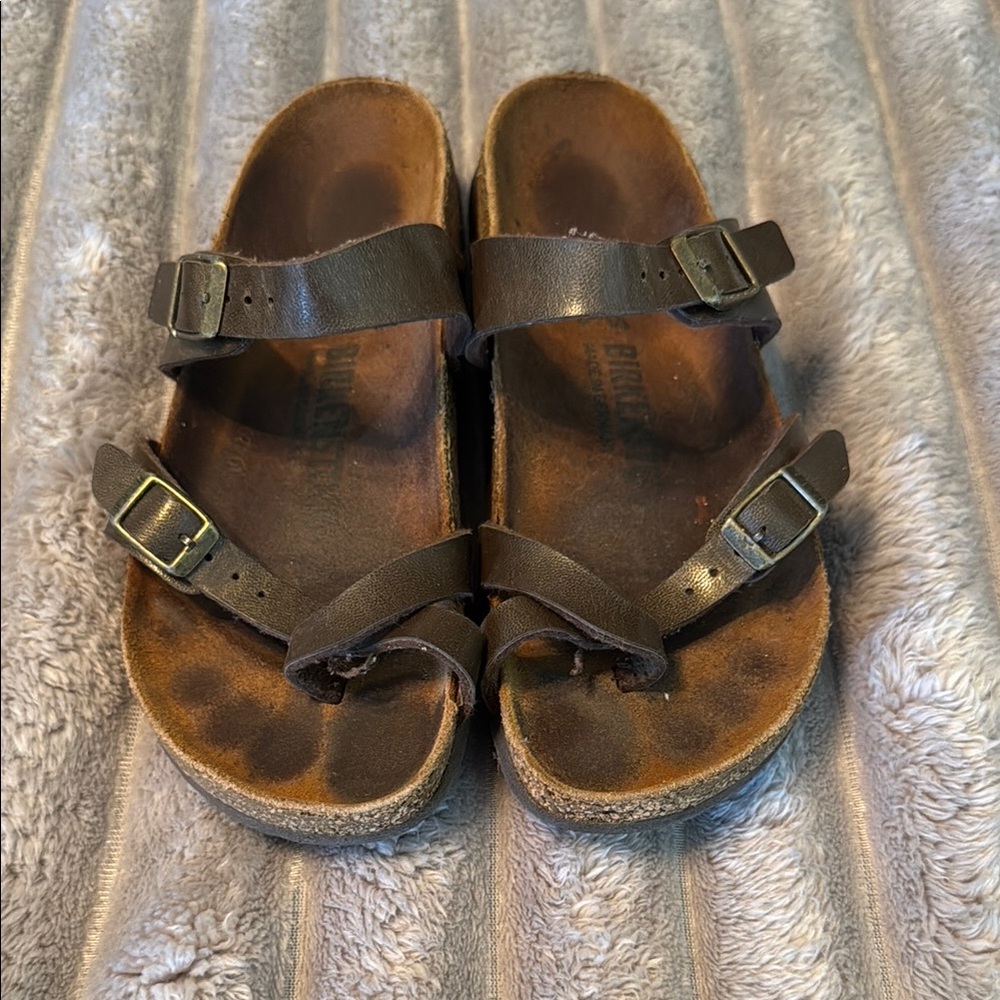 Birkenstock Brown Leather Sandals
